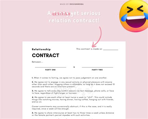 funny contract template|simple contract template word.